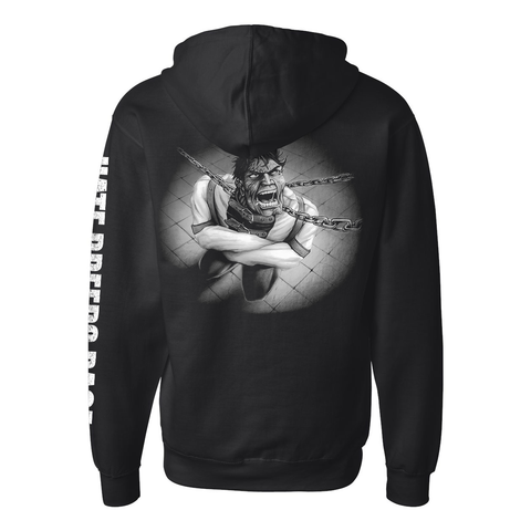 Cutthroat - Hate Breeds Rage Zipped Hoodie